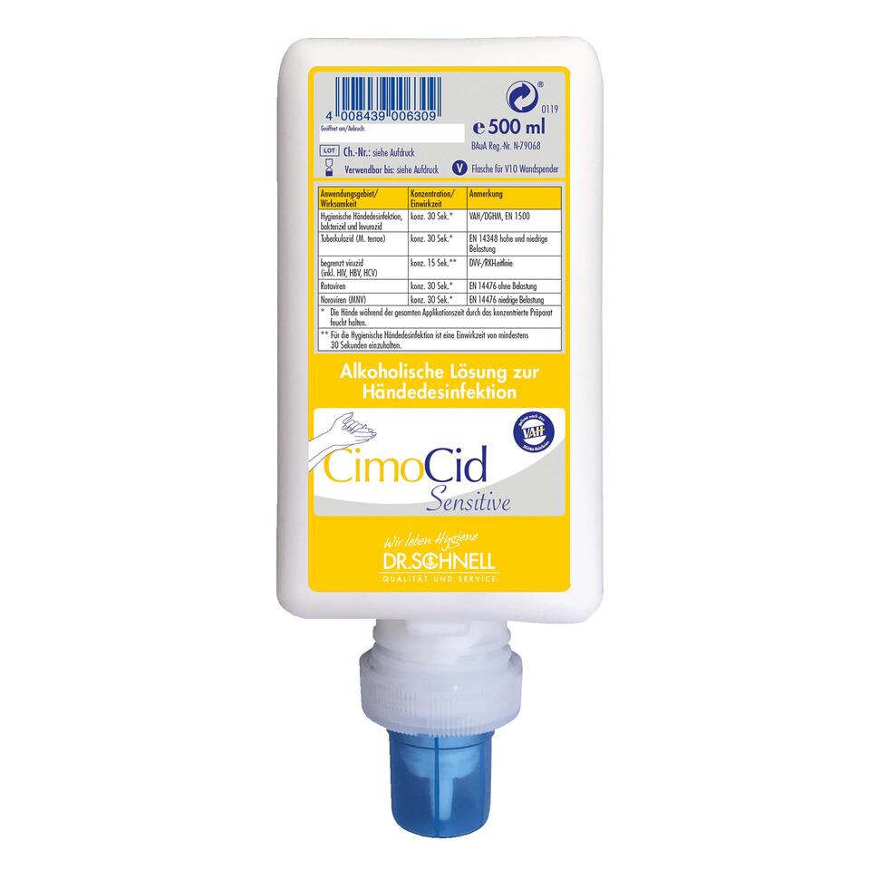 Cimocid Händedesinfektion Sensitive V10 Bild 1