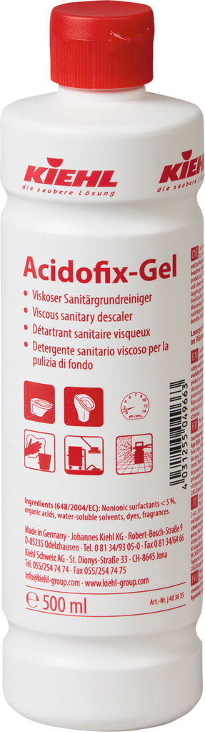 Acidofix-Gel Sanitär-Grundreiniger 12 x 500 ml Bild 1
