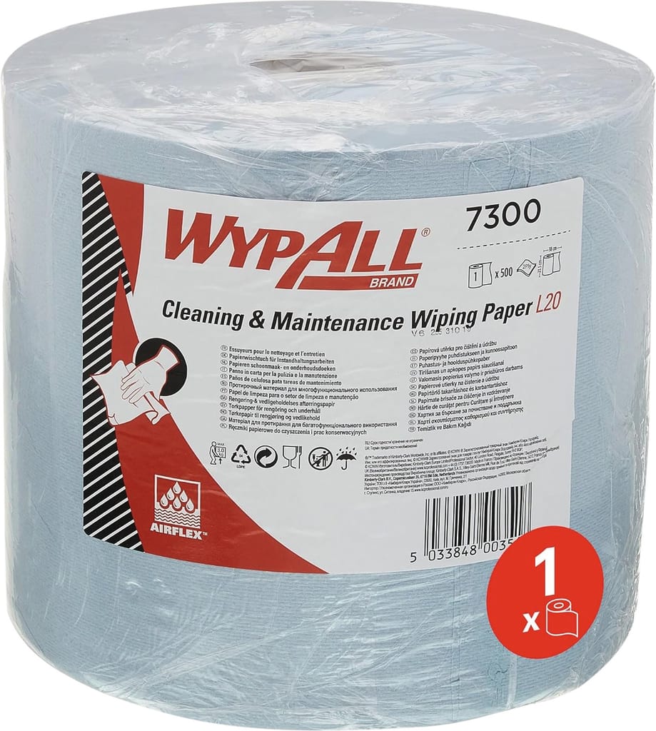 Wypall L20 Papierwischtuch, blau, 2-lagig Bild 1