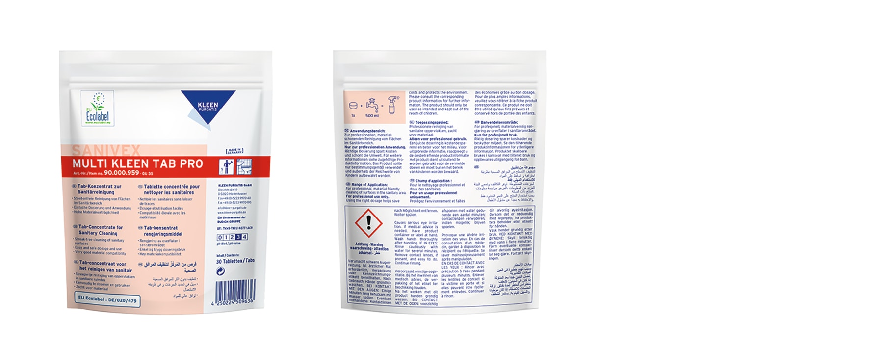 Sanivex Multi Kleen Tab Pro, Beutel à 30 Tabs Bild 1