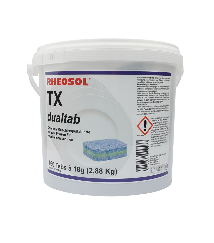 Rheosol Maschinenspül TX Dualtab Eimer, 160 Tabs Bild 1