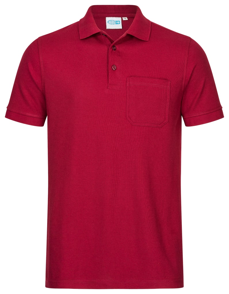 Polo-Pique-Shirt mit kurzen Ärmeln & Brusttasche. Modern & bequem – ideal für den Berufsalltag mit praktischem Stauraum. Bild 1