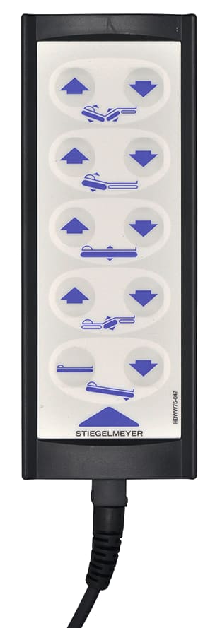 Handschalter für Pflegebett Stiegelmeyer Seta Bild 1