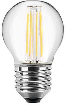 LED Tropfenform G45 4,5W (40W) E27 470lm 2700K, Bild 1