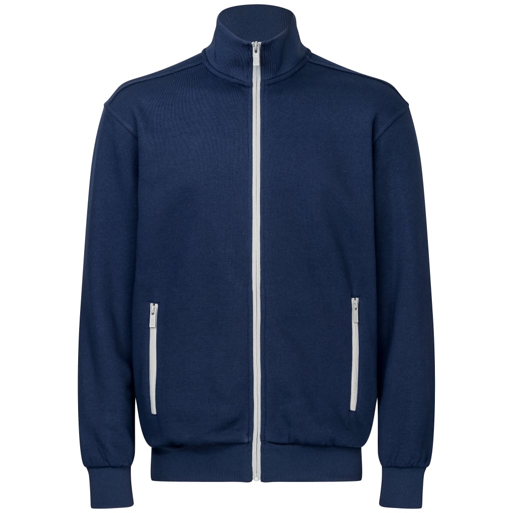 Workwear Sweatjacke mit Reißverschlusstaschen, Stehkragen & Nackenband – komfortabel, wetterfest und praktisch für den Arbeitsalltag. Bild 1