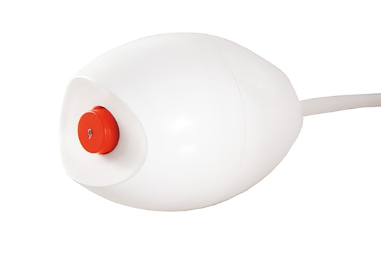 Der Birntaster für Rufanlage Varolux ist in Arbeits- und Ruhestromanlagen nutzbar. Es gibt ihn in den Ausführungen Varocom 21 und Varocom 22.
␍ Bild 1