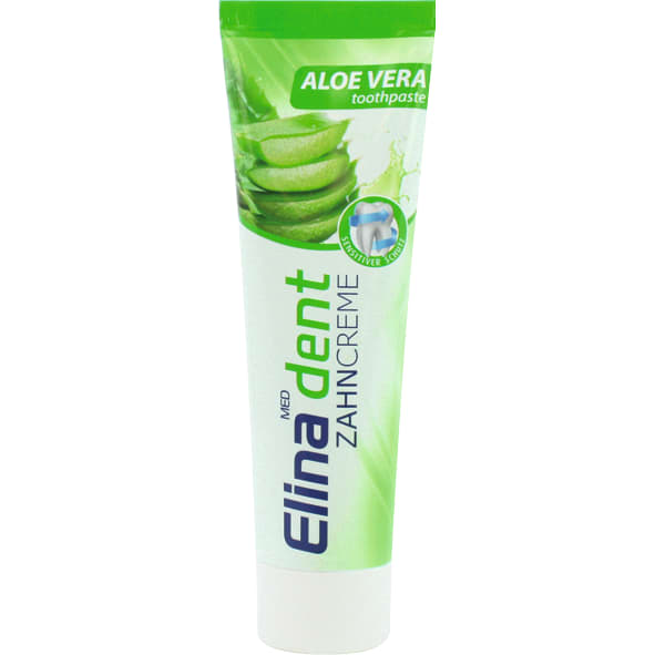 Zahncreme Elina Aloe Vera Fluorid 100 ml Bild 1