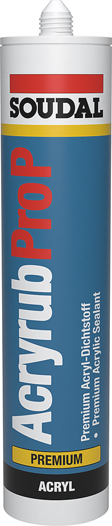 Acrylat Soudal Acryrub Pro P weiß Bild 1