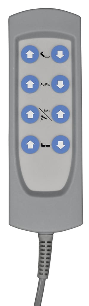 Handschalter längs Komfort für Pflegebett Völker Bild 1