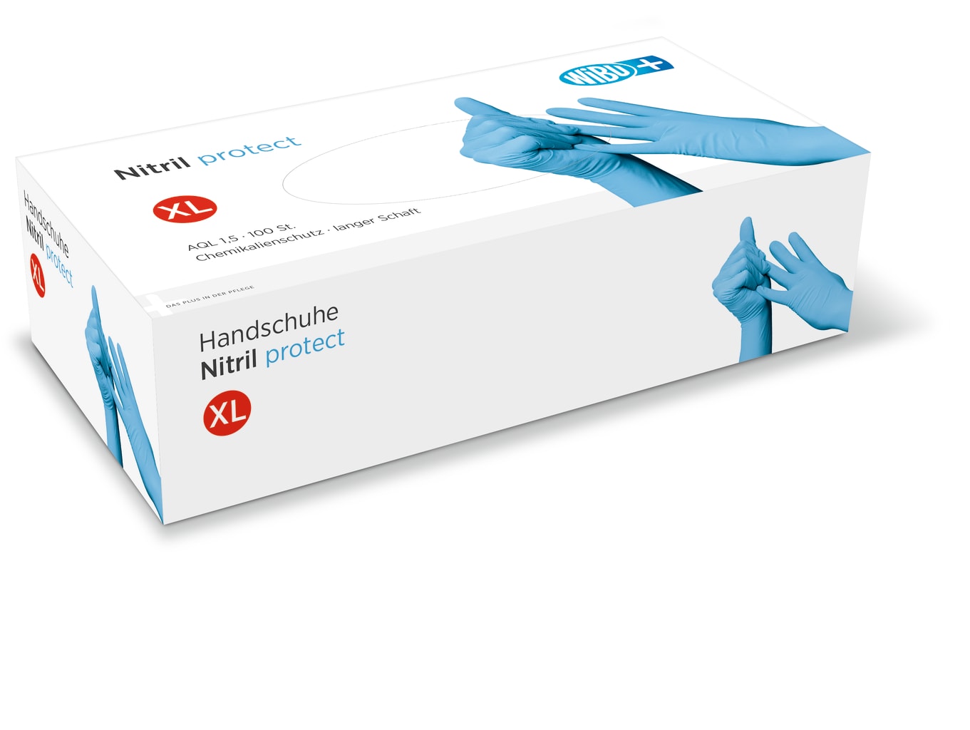WiBUplus Nitril protect Handschuhe Einzelpackung (100er-Pack) Bild 1