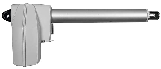 Der Motor für Klinikbett Stiegelmeyer Evario ist ein Höhenmotor. Der Anschluss ist​ rechteckig und 6-polig.
␍ Bild 1