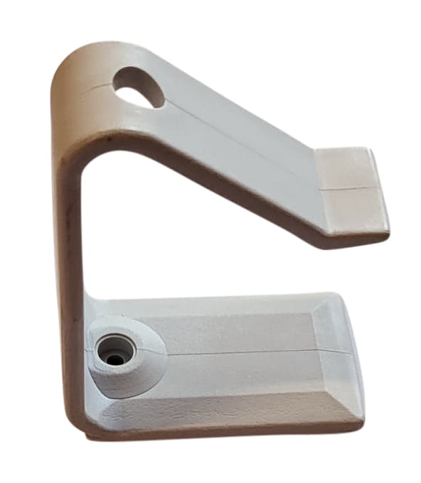 Der Handschalterhaken für Pflegebett Vauth Sagel/Mause ist ein Clip für Handschalter und ist geeignet für das Modell 44008495. Bild 1