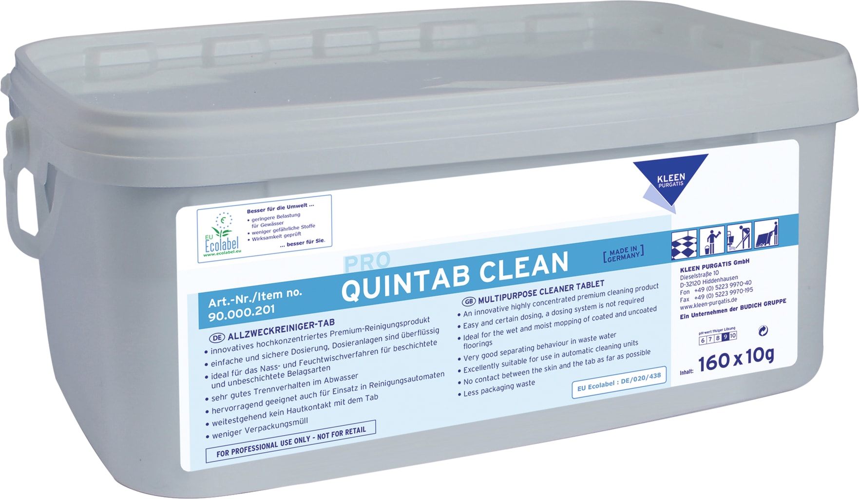 Quintab Clean, 160 x 10 g Bild 1
