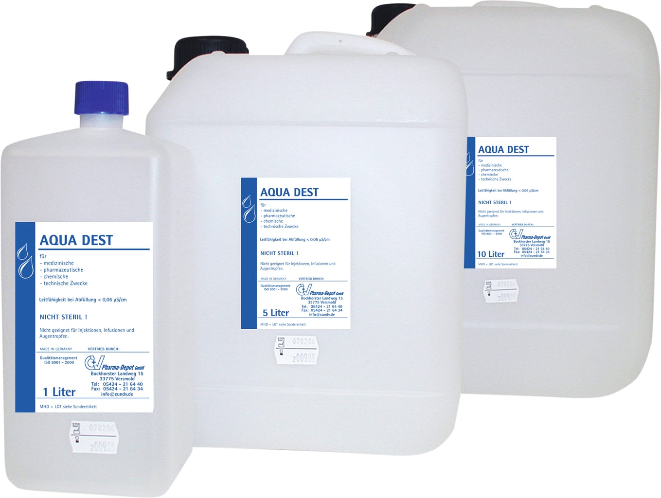 Destilliertes Wasser Bild 1