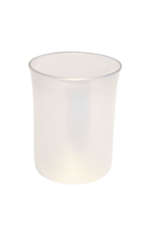 Zahnputzbecher perlweiß Bild 1