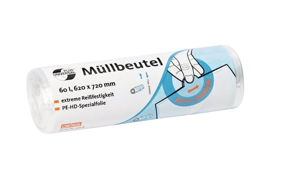 Müllsack 60 L basic transparent Bild 1
