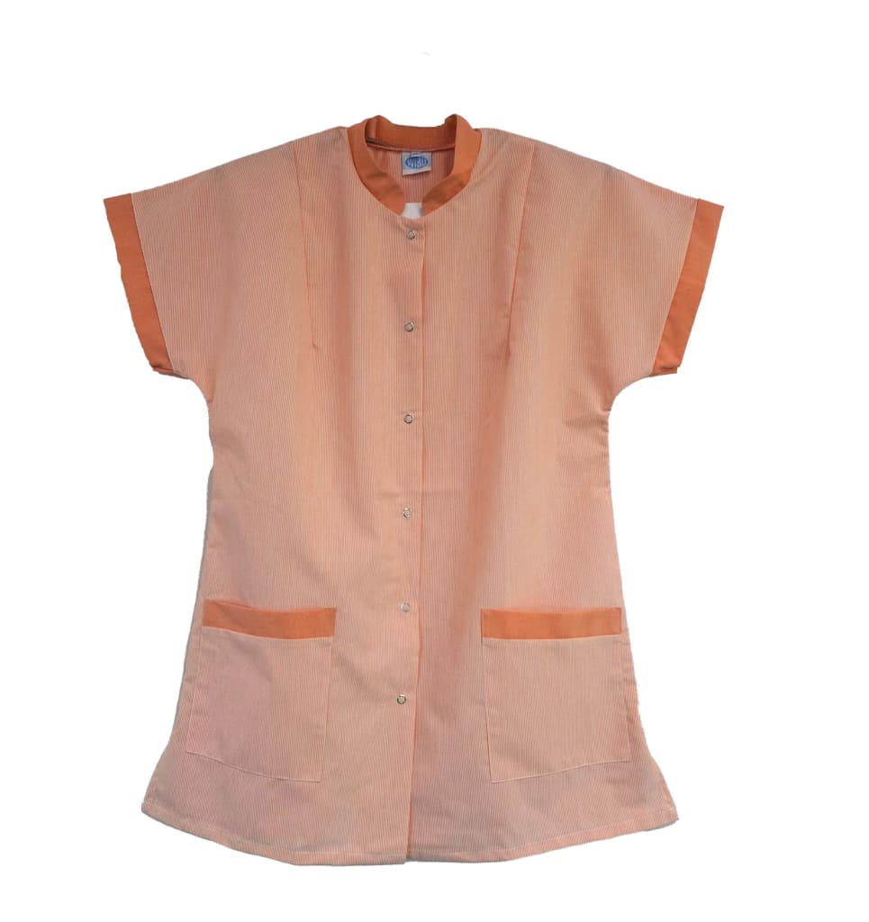 Kasack Lucy mit elegantem Stehkragen, Knopfleiste & Seitenschlitzen – bequem, funktional und ideal für den Berufsalltag. Bild 1