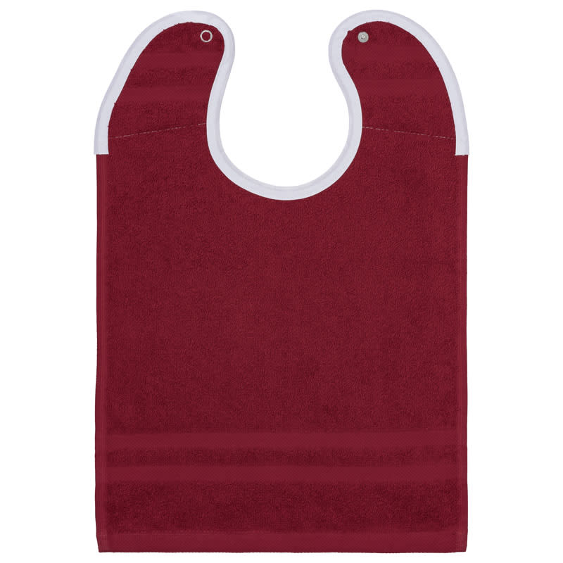 Kinderlätzchen aus 100% Baumwolle mit weißem Einfaßband. Bild 1