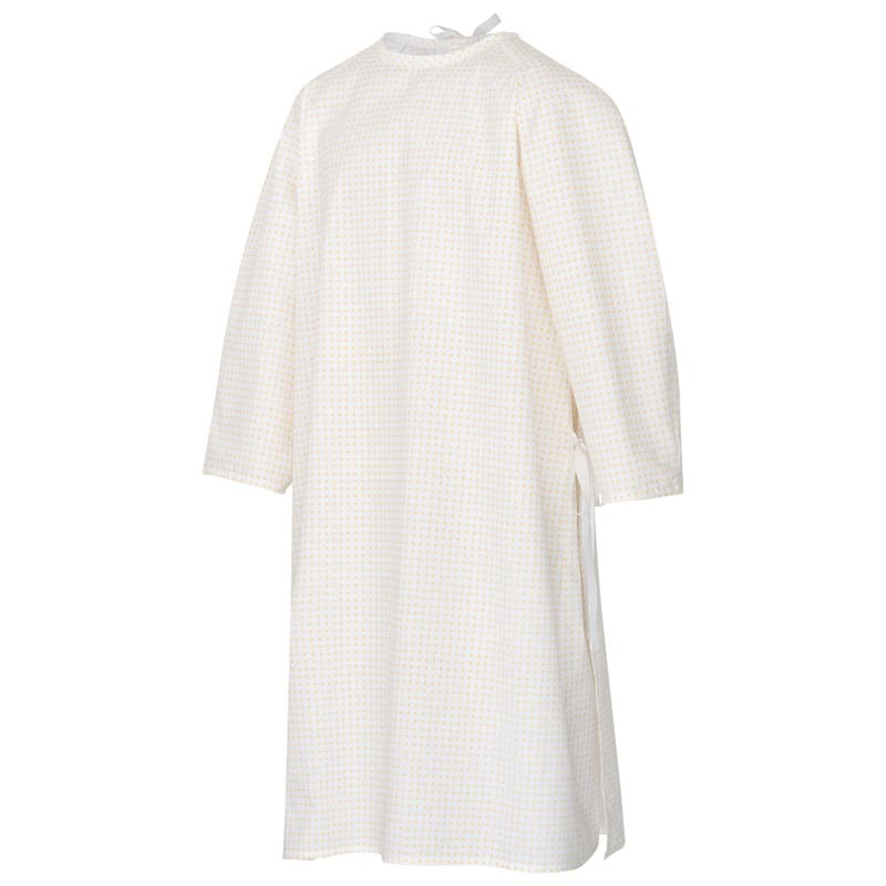 Patientenhemd in Übergröße mit Rückenband, Rundhals & 3/4-Ärmeln. Bequem & funktional – perfekt für medizinische Einrichtungen. Bild 2