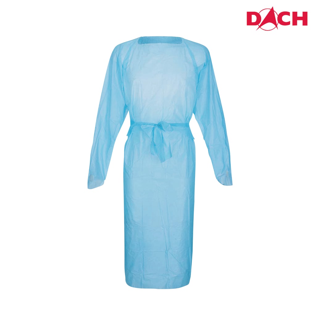 PE Untersuchungskittel mit Daumenloch, 10 Stück Bild 1