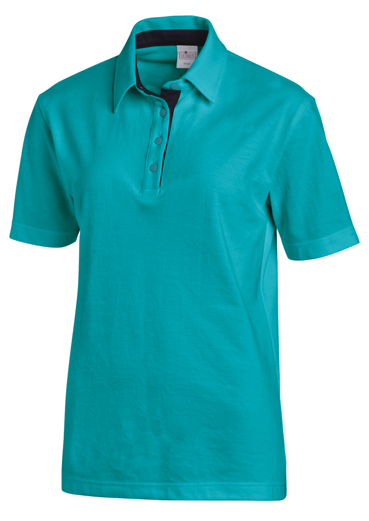 Stretch-Poloshirt mit 4-Loch-Knopfleiste & Kontrastdetails. 95 % Baumwolle für hohen Tragekomfort & optimale Passform im Berufsalltag. Bild 1