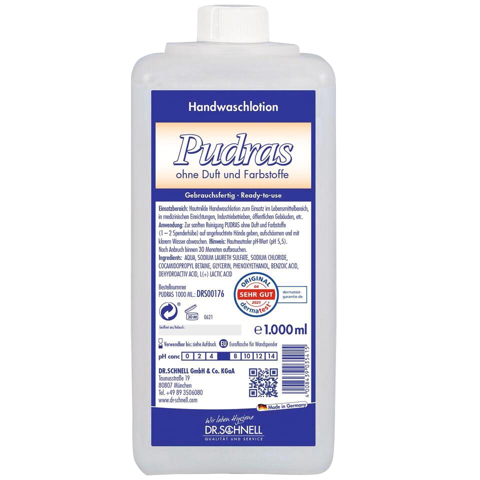 PUDRAS Handwaschlotion EURO 1000 ml Bild 1