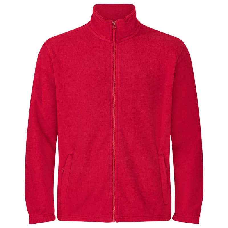 Fleecejacke mit Stehkragen & Reißverschlusstaschen – aus Antipilling-Fleece für Wärme, Komfort & Funktion im Pflegealltag. Bild 1