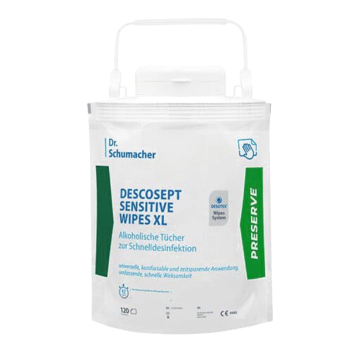 Descosept Sensitive Wipes XL, 4x Eimer Bild 1