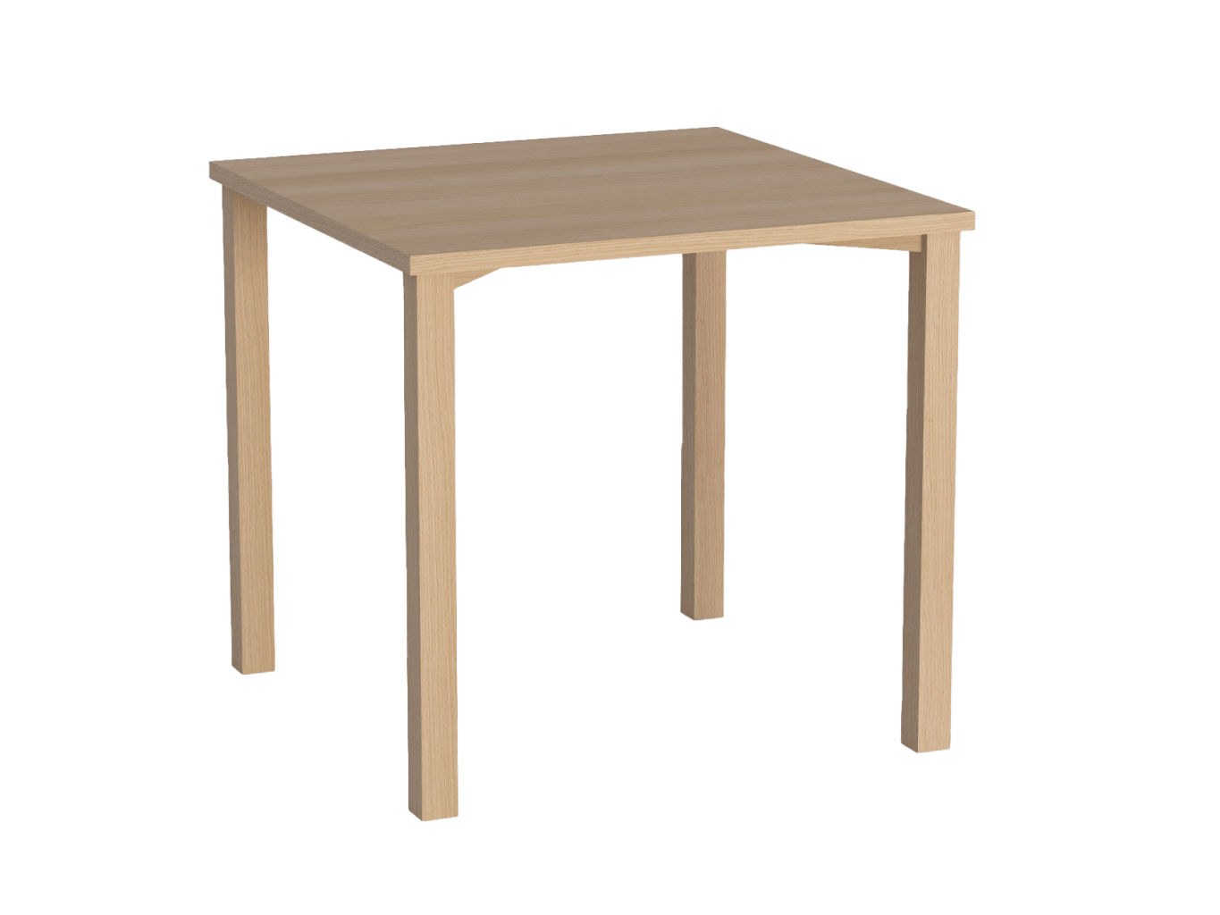 Tisch 80 x 80 x 75 cm (2er Set), Eiche hell gebeizt Bild 1