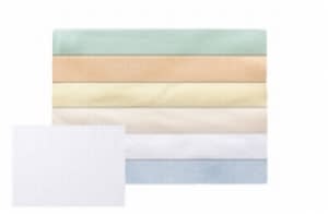 Hochwertiges Fein-Jersey-Spannbettlaken mit Rundumgummi – kochfest, formstabil, hautsympathisch und atmungsaktiv für perfekten Halt. Bild 1