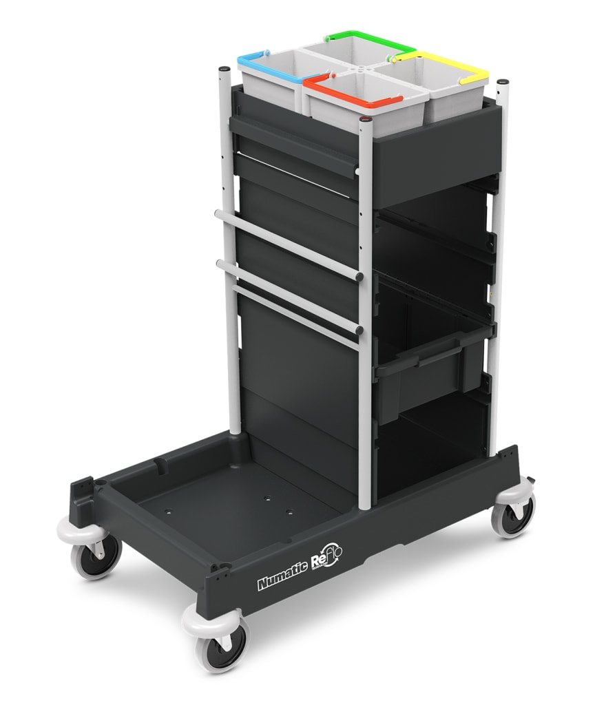 Numatic Reinigungswagen 4 (120L), SM1(Reflo) Bild 1