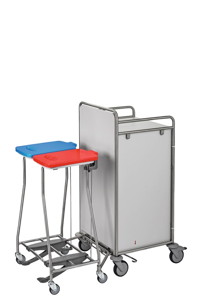 Hammerlit Etagenwagen mit koppelbarem Wäschesammler Bild 1