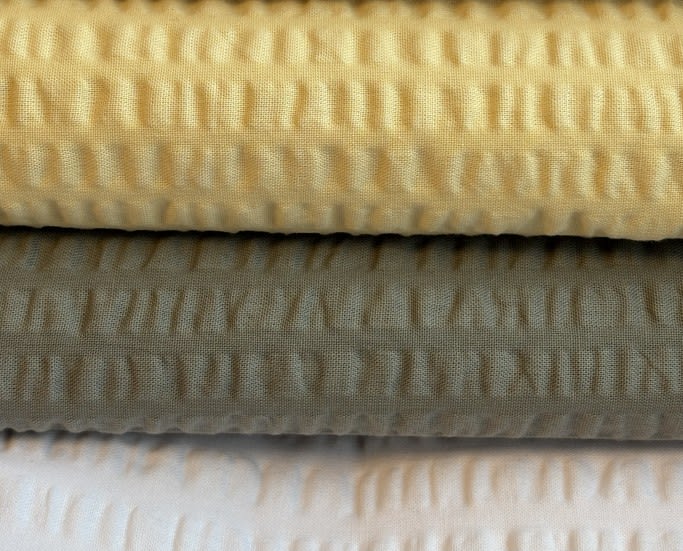 Seersucker Kissenbezug aus 100 % Baumwolle mit Hotelverschluss (+20 cm) – ideal für alle, die unabhängig und flexibel selbst waschen möchten. Bild 1