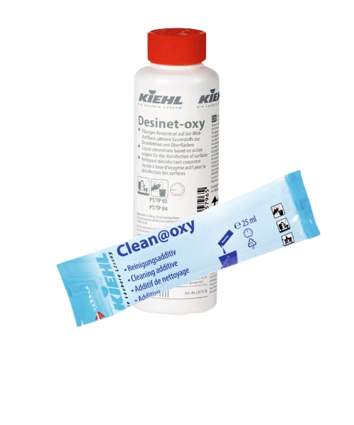 Desinet-oxy 250 ml + Dosierbeutel Clean-oxy 25 ml Bild 1