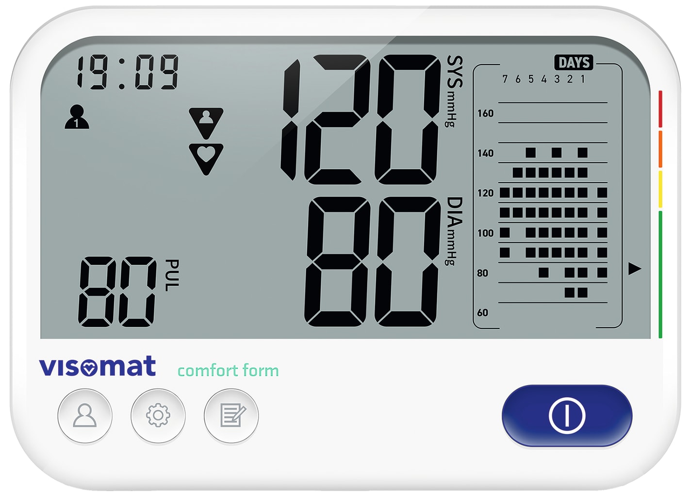 Blutdruckmessgerät Visomat comfort form Bild 1