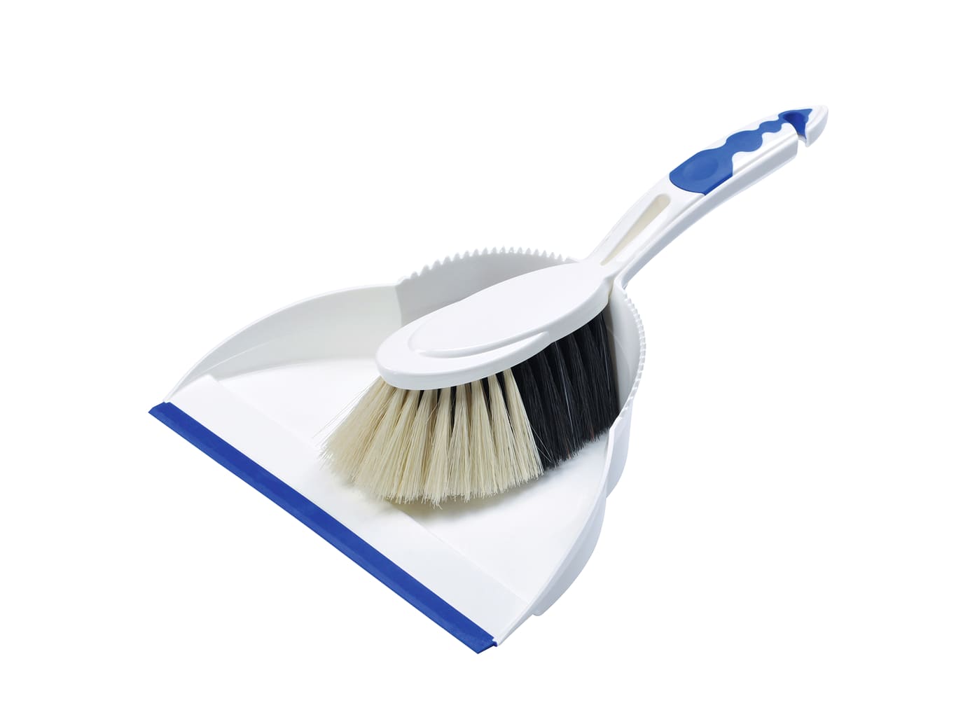 Kehrgarnitur, weiß/blau Bild 1