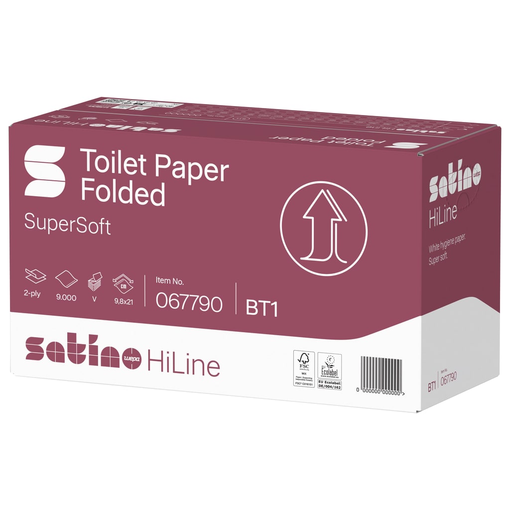 Satino HiLine Toilettenpapier Einzelblatt Bild 1