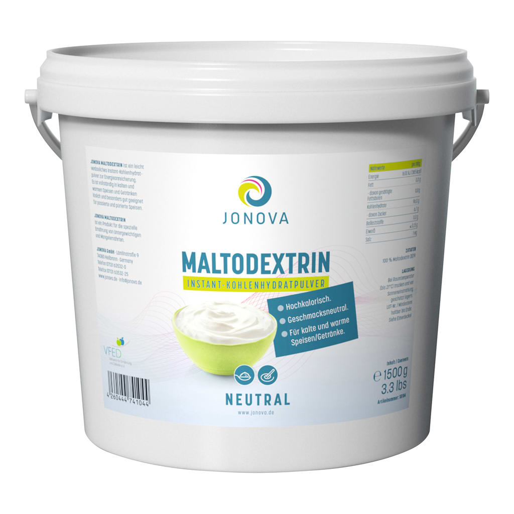 JONOVA Maltodextrin 4 x 1500 g Eimer Bild 1
