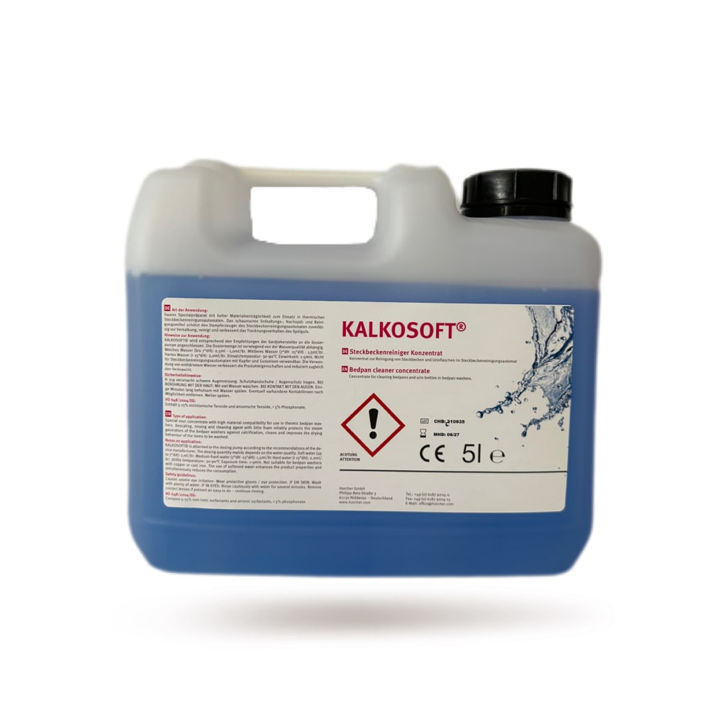 Klarspüler und Entkalker für Steckbeckenspüler ✓ fettlösend, rückstandsfrei ► Direkt hier günstig im WiBU-Shop online kaufen! Bild 1