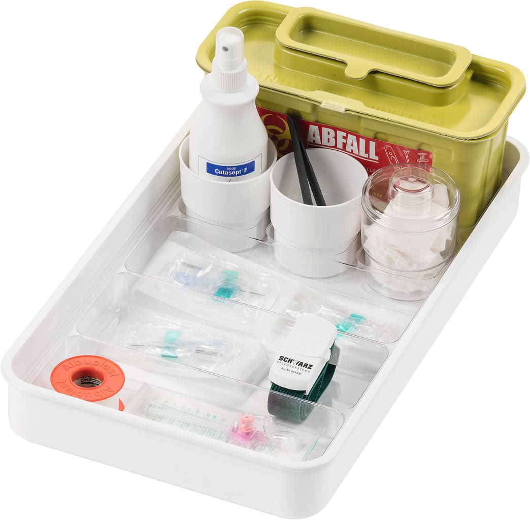 Melijekt Blutentnahme-Tablett (4+2) B-35/E Bild 1