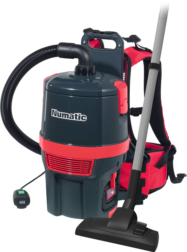 Numatic Batterie-Rucksacksauger RSB150NX mit Ladegerät Bild 1