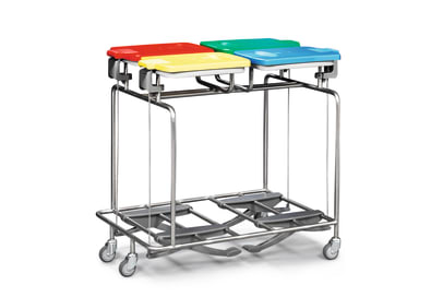 Zum Ankoppeln an Etagenwagen.