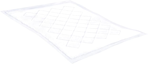 Bettschutzunterlage aus weichem Vliesstoff für hohen Liegekomfort.