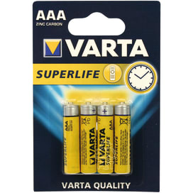 4 nicht aufladbare Batterien