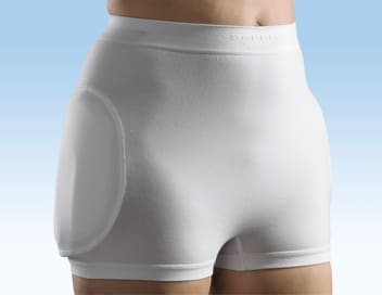 Angenehm zu tragende, diskrete Baumwollhose mit Taschen zum Auswechseln der AirX Protektoren.