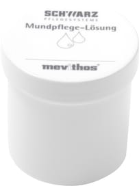 Schraubdose für Mundspüllösungen für das Mevithos Mundpflege-Tablett.