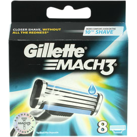 Ersatzklingen für Gillette Rasierer MACH 3.