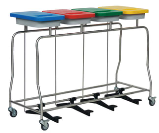 Die ausgereifte Konstruktion des Wäschesammlers schützt ihre Wände durch die Verwendung von Scharnierdeckeln vor Beschädigungen. Hinweis: Der Deckel ist nicht im Lieferumfang enthalten.