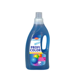 Flüssiges Colorwaschmittel ohne optische Aufheller mit hoher Wirkungskraft.