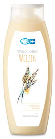 PH-hautneutrale Waschlotion zur schonenden Reinigung trockener oder stark beanspruchter Haut mit Weizenprotein.